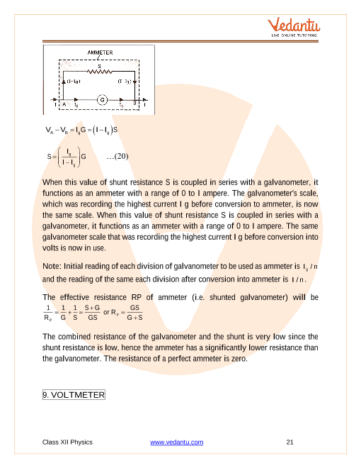 Revision Notes of CBSE class 12 Physics