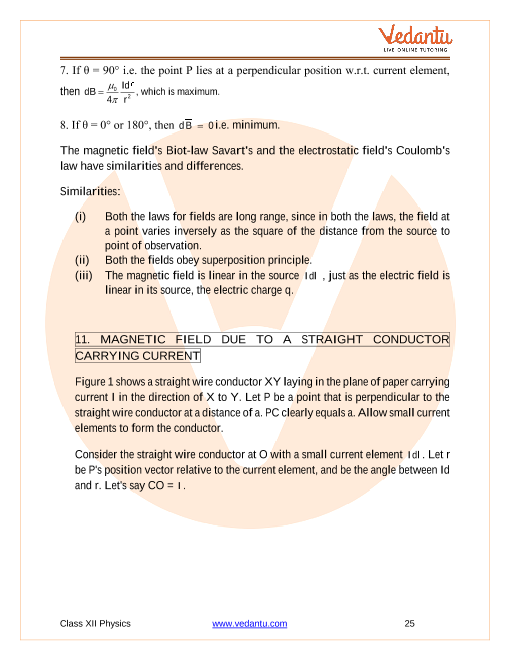 Revision Notes of CBSE class 12 Physics