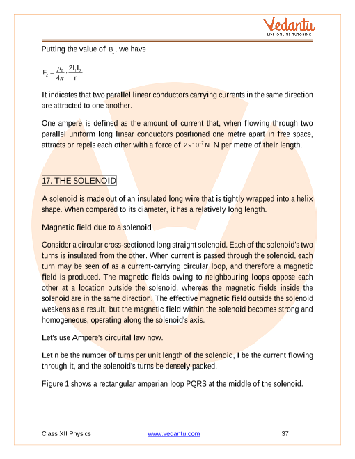 Revision Notes of CBSE class 12 Physics