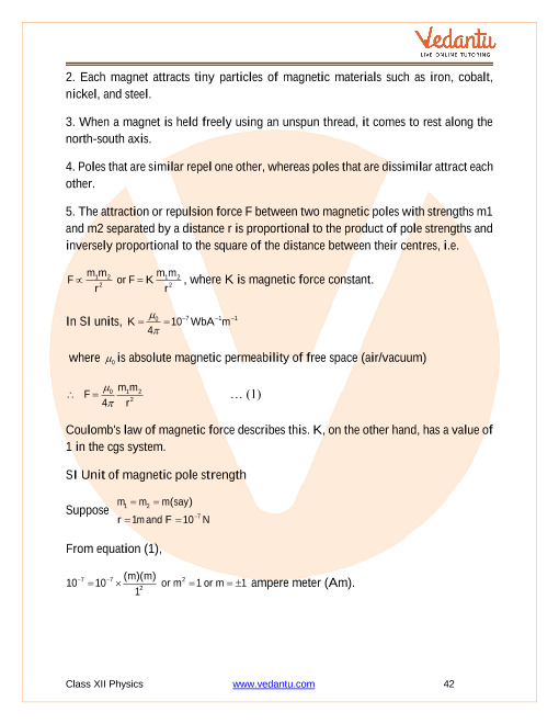 Revision Notes of CBSE class 12 Physics