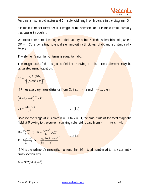 Revision Notes of CBSE class 12 Physics