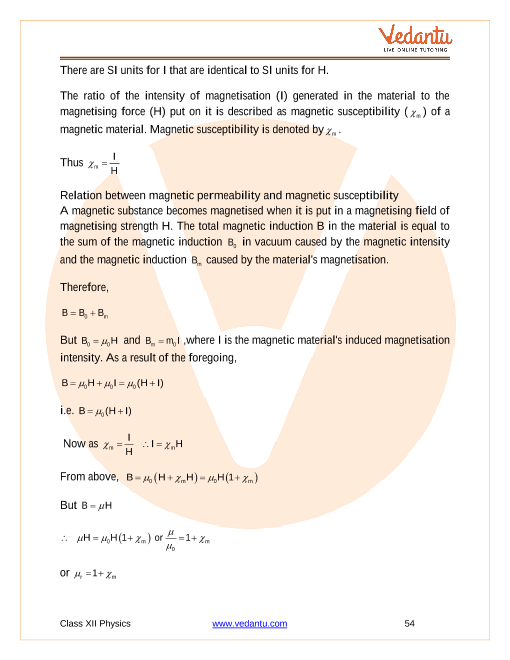 Revision Notes of CBSE class 12 Physics