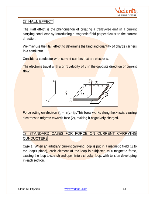 Revision Notes of CBSE class 12 Physics