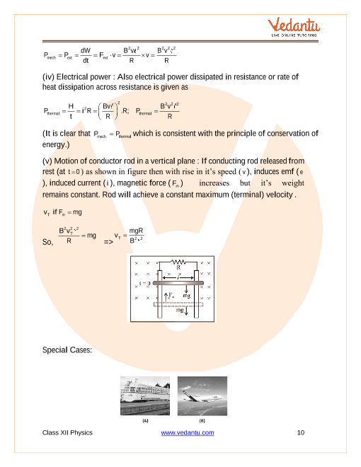 Revision Notes of CBSE class 12 Physics