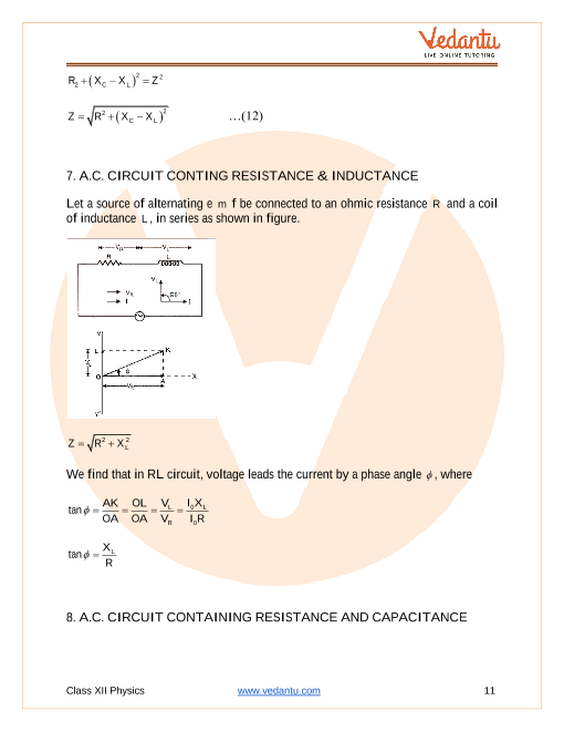 Revision Notes of CBSE class 12 Physics