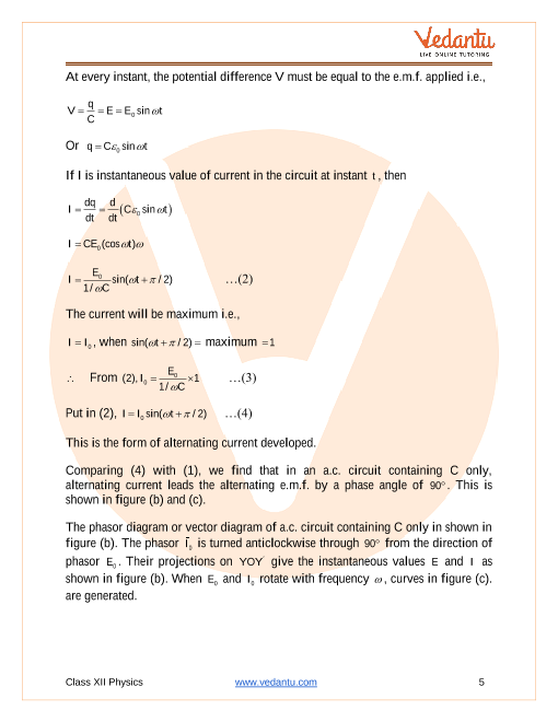 Revision Notes of CBSE class 12 Physics