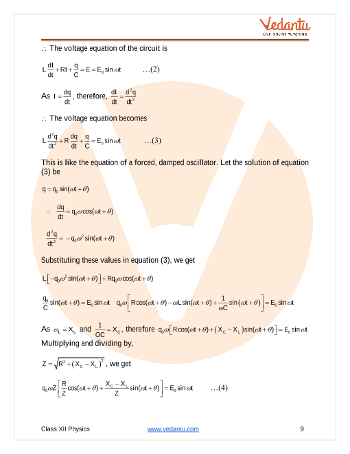 Revision Notes of CBSE class 12 Physics