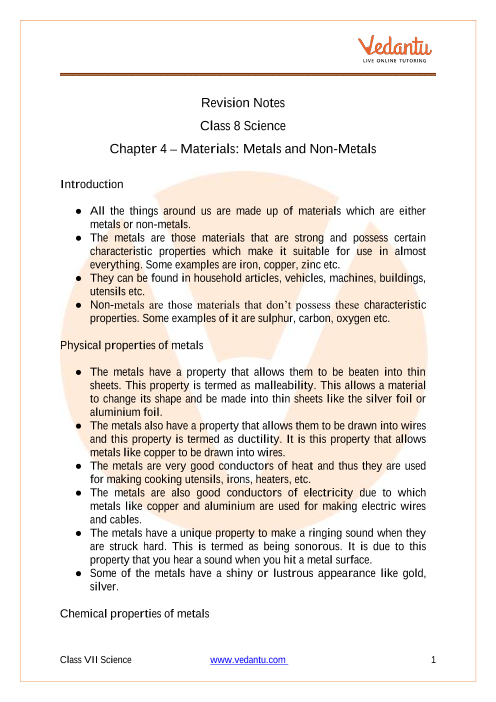 case study class 8 science chapter 4