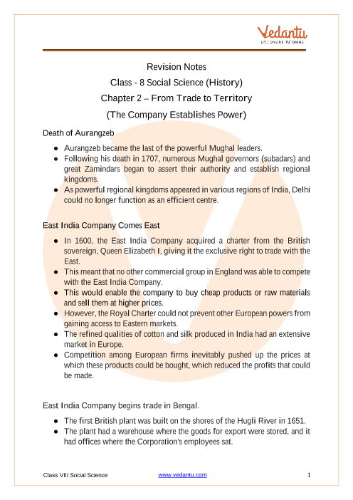 case study questions class 8 social science history chapter 2