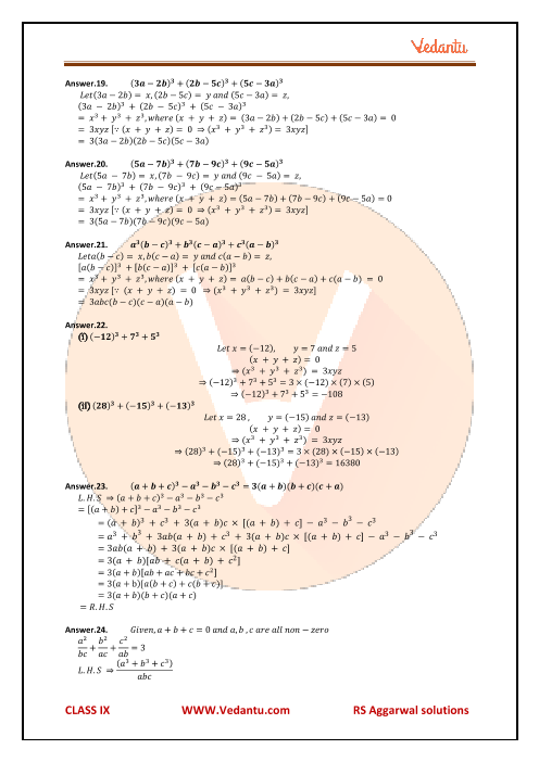Rs Aggarwal Class 9 Solutions Chapter 3 Factorisation Of Polynomials