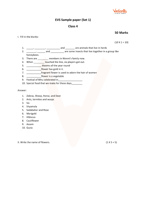 case study questions for class 4 evs