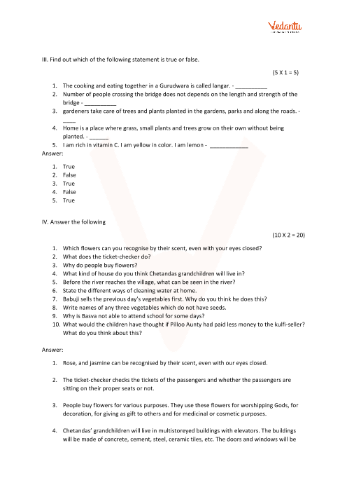 cbse sample papers for class 4 evs with solutions mock paper 1