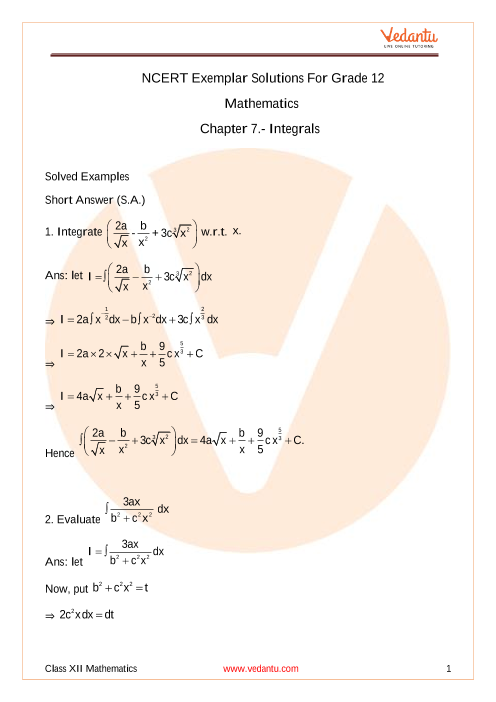 Integral e^5log x - e^4log x / e^3log x - e^2log x NCERT Integral  Miscellaneous question 8 