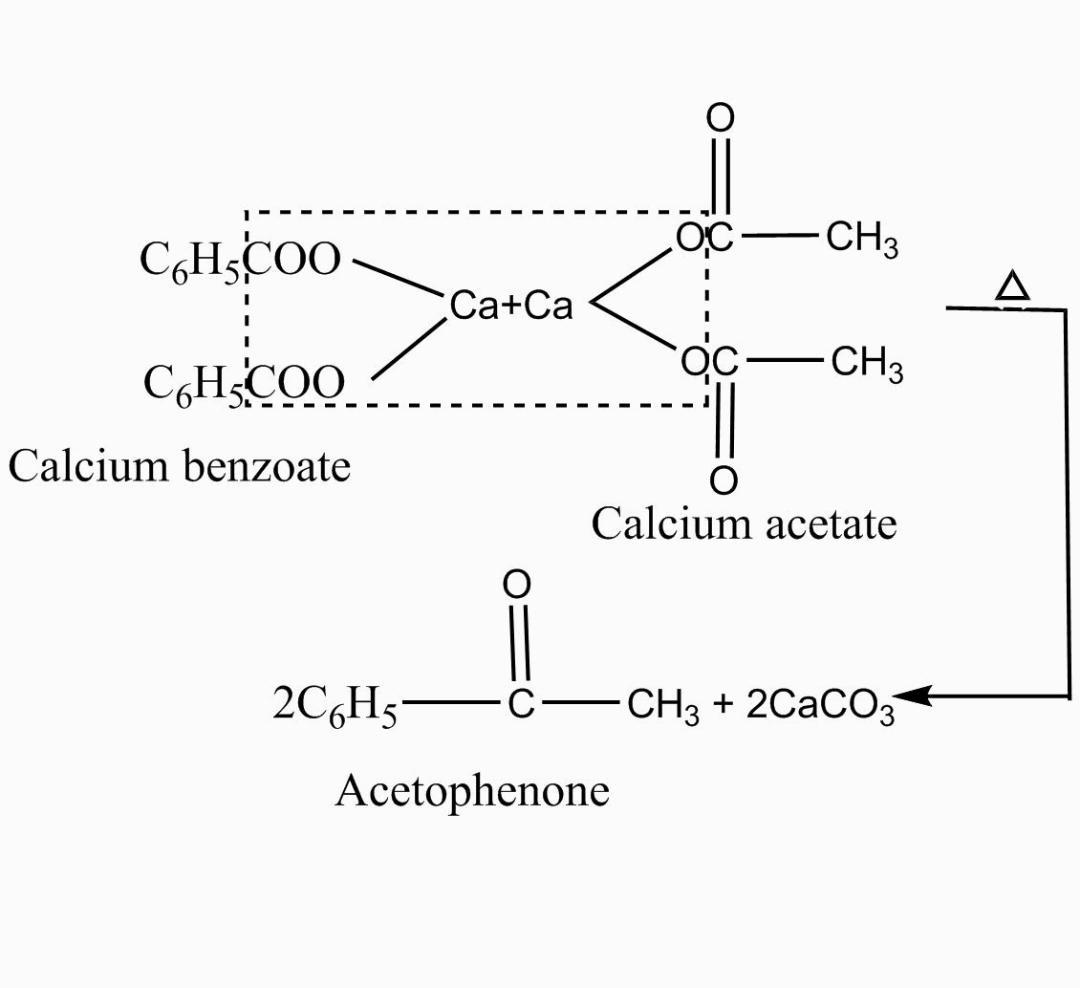 When A Mixture Of Calcium Benzoate And Calcium Acetate Is Dry Distilled The Resulting Compound 