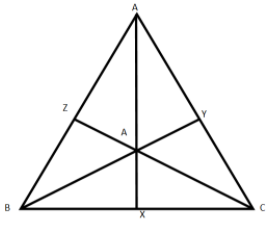 (ceva’s Theorem ) Abc Is A Triangle And Ax, By And Cz Are Three 