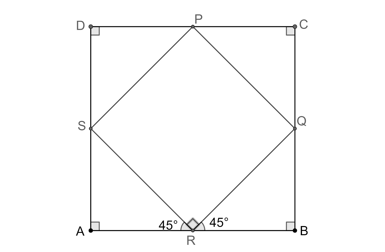 Show That The Quadrilateral Formed By Joining The Mid Points Of The Sides Of A Square Is Also 7883