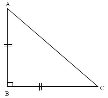 In given triangle \\[\\Delta ABC\\] if \\[m\\angle B = {90^0}\\] and ...