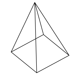 How many rectangular faces do a hexagonal pyramid have?