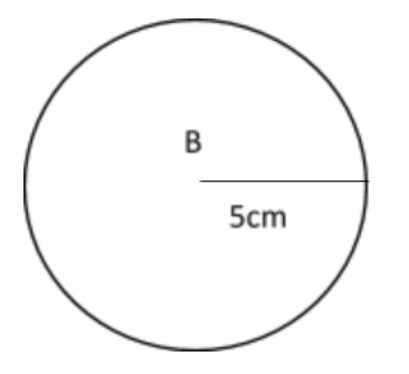 draw a circle of radius 4 cm