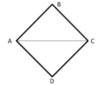 Opposite angles of a Rhombus are $A$- Complementary$B$- Equal $C ...