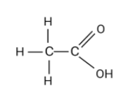 What is the molecular formula of ethanoic acid?