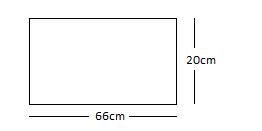 A rectangular sheet of paper \\[66cm \\times 20cm\\] is rolled along ...