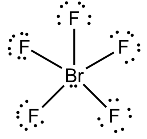 Deduce the structure of $Br{{F}_{5}}$ based on the VSEPR theory.
