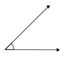 What is the approximate measure of this angle in degrees?\n \n \n \n \n ...