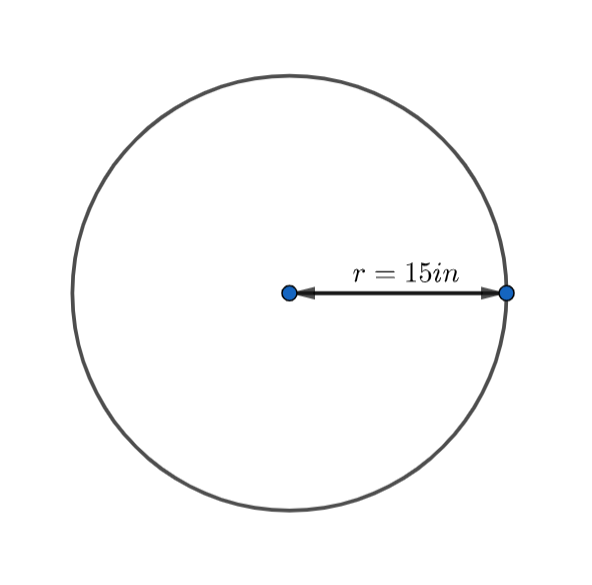 What is the side of a regular polygon of $6$ sides inscribed in a ...