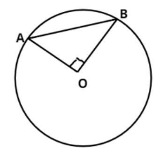 A chord of a circle of radius 10 cm subtends a rig-class-10-maths-CBSE