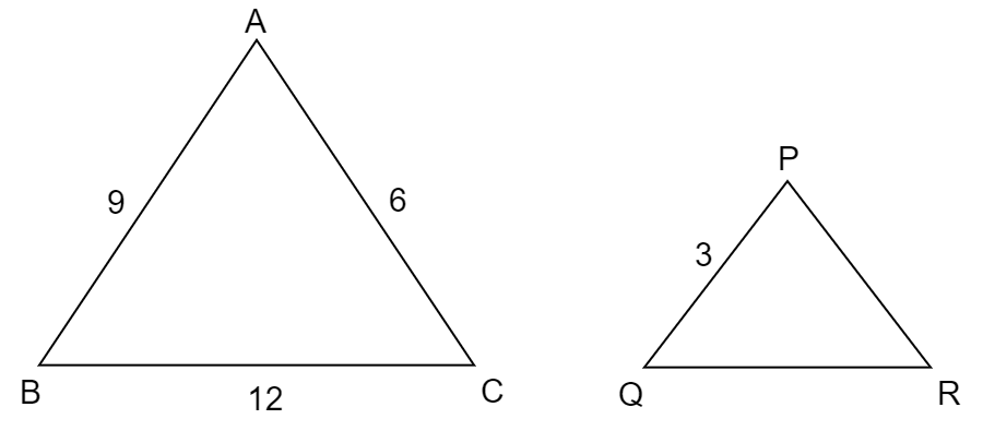 vartriangle ABC\\] is similar to \\[\\vartriangle PQR\\]. \\[AB ...