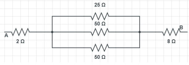 The Equivalent Resistance Between Point A And B Is Class 11 Physics Cbse