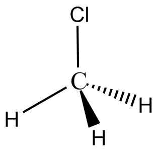 dipole ch3cl ch3f tetrahedral methyl chloride