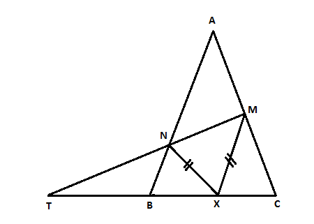 Let X Be Any Point On The Side Of A Triangle Abc Class 9 Maths Cbse