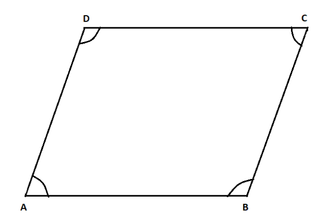 In a parallelogram ABCD, $\\angle B$ is ${50^ \\circ }$ more than ...