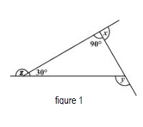 Find The Value Of X Y Z In Figure 1 And X Y Class 8 Maths Cbse