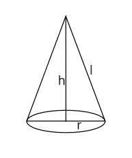 A cone has a perpendicular height of \\[12{\\text{ cm}}\\] and slant ...