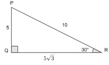 From the following figure find the value of $\\sin 30{}^\\circ ,\\cos ...