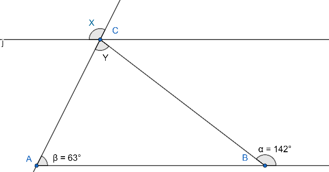 The angle measures of $x$ and $y$ are respectively\n \n \n \n \n A ...