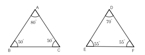 Fill in the blanks with the correct option. All _______ triangles are ...