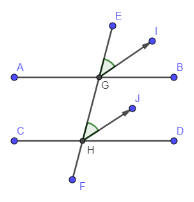 If the bisectors of a pair of corresponding angles formed by ...