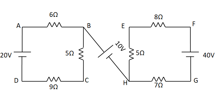 Find ${V_{CE}}$ and ${V_{AG}}$\n \n \n \n \n