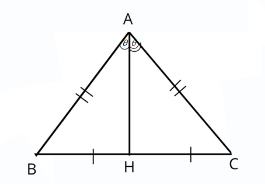 Draw a median on the non congruent side of an isosceles triangle. Is it ...