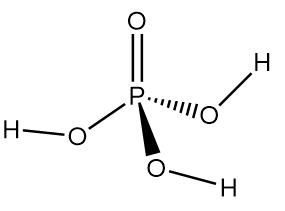 The valency of phosphorus in ${H_3}P{O_4}$ is:A. 2B. 5C. 4D. 1