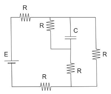 What is the time constant of the following circuit; \n \n \n \n \n A ...