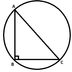 If AB=12cm, BC=16cm and AB is perpendicular to BC, then the radius of ...