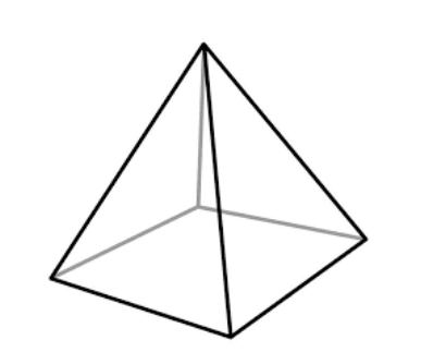 How many edges are there in a square pyramid