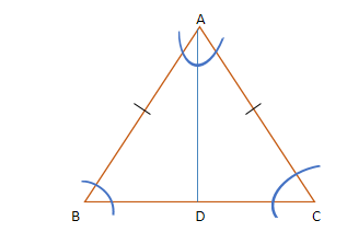 Prove that the angles opposite to equal sides of an isosceles