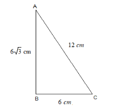 In \\[\\Delta ABC\\], \\[\\text{AB}=6\\sqrt{3}\\text{ cm}\\], \\[\\text ...