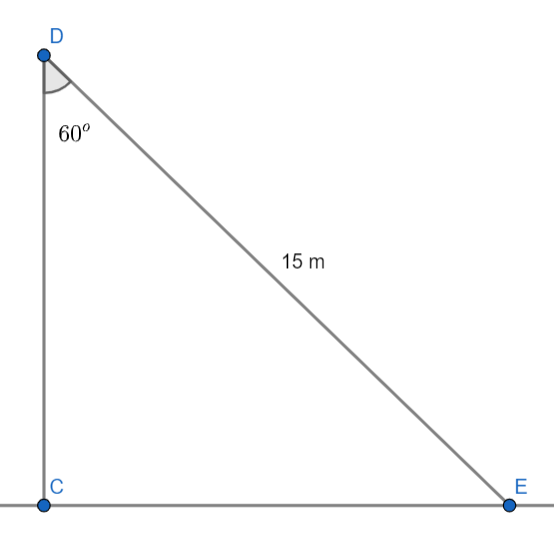 A ladder 15 m long just reaches the top of a vertical wall. If the ...